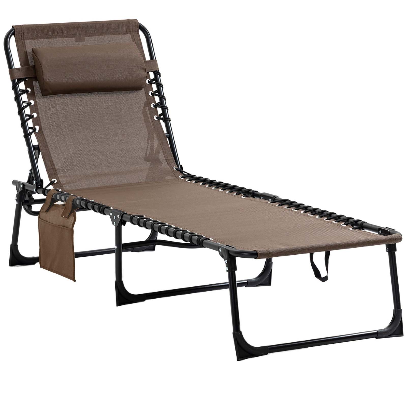 Outsunny Reclining Chaise Lounge: Portable &amp; Foldable - $88.99