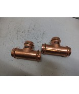 2X VIEGA PROPRESS 1&quot; x 1&quot; x 1&quot; COPPER TEE #33 - $11.88