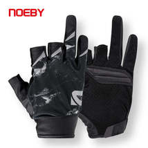 Noeby 3 Half-Finger Fishing Gloves Anti-Slip Glove UPF50+ Breathable Ant... - $8.65