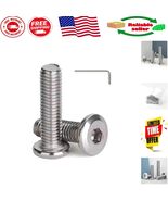 High-Quality 20-Pack Flat Head Hex Screws, 304 Stainless Steel for Versa... - $16.92