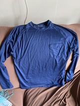 No tags- Ocean Gear - Blue long Sleeve w/ pocket shirt L - £15.14 GBP
