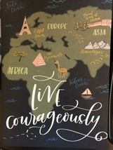 Lined Notebook/Journal (new) Live Courageously - £7.12 GBP