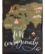 Lined Notebook/Journal (new) Live Courageously - £7.16 GBP