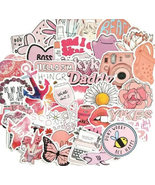 Pink Stickers Hyydro Flask Good Vibes Decal Teen Cute Positivity Vsco Girl 20pcs - $23.99