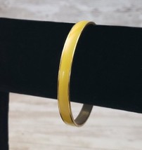 J. Crew Bracelet Yellow Enamel &amp; Gold Tone Bracelet - £11.18 GBP