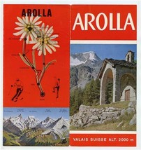 Arolla Valais Switzerland Tourist Brochure &amp; 1971 Tarif Brochures - £14.24 GBP