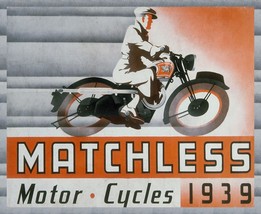 Decor Poster.Home interior design.Room wall print.1939 Matchless motorcycle.6840 - £14.07 GBP+