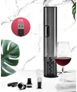 3In1 Electric Wine Saver Opener Vacuum Preserver Usb Rechargeable+Stoppers - £53.46 GBP