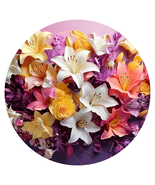 Floral Coater Clip Art 100 PNG Digital Download Bundle VOL 1 - $2.99