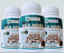 Rastarafi® Sea Moss Capsules | Organic Irish Seamoss Pills -60 Day Supply - £11.76 GBP+