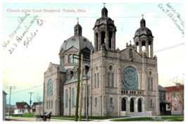 Church of the Good Shepherd Toledo Ohio Postcard Posted 1908 - £5.11 GBP