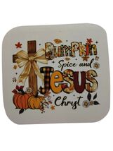 Handmade Christian Magnet – “Pumpkin Spice &amp; Jesus Christ” – Fall Faith - $6.62 CAD