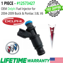 GENUINE Delphi x1 Fuel Injector for 2004-2009 Buick Pontiac 3.8L V6 #12573427 - £29.57 GBP