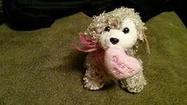 Ty Beanie Babies Snookums the Dog Valentine&#39;s Day with pink Heart in mouth  - £10.25 GBP