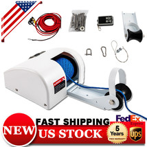 25 Lbs Saltwater Boat Electric Anchor Winch With Wireless Remote Windlas... - £190.23 GBP