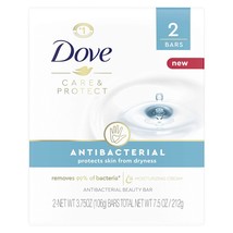 Dove Beauty Bar For All Skin Types Antibacterial Protects from Skin Dryn... - £16.77 GBP