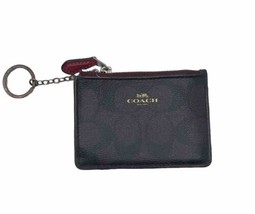 Coach Wallet Women Small Keychain Red Monogram Y2K - £9.79 GBP