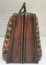 Vintage Handmade Wooden Handbag - £31.05 GBP