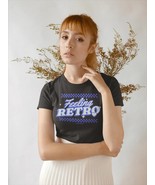 Retro Design T-Shirt, Vintage Style, 80s, Checkered Pattern, Classic Colors - $25.16+