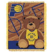 Indiana Pacers OFFICIAL NBA &quot;Half-Court&quot; Baby 36&quot;x 46&quot; Triple Woven Throw - £28.20 GBP