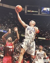 Jason Kidd Signed 11x14 New Jersey Nets Photo BAS - £114.96 GBP