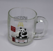 1 Vintage Limited Toledo Zoo Panda Mug Le Le Pandas 1988 McDonalds Glass Mugs - £13.50 GBP