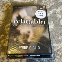 Relatable Six Session Study Pack Christianity New Sealed Louie Giglio Go... - $37.07 CAD