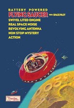 Battery Powered Flying Saucer with Space Pilot 20 x 30 Poster - $25.98