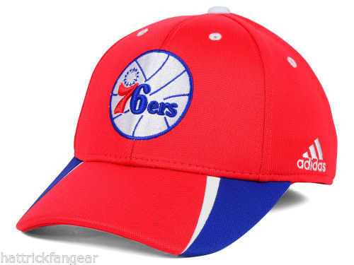 Primary image for Philadelphia 76ers Adidas NBA Fastbreak Team Basketball Cap Hat L/XL