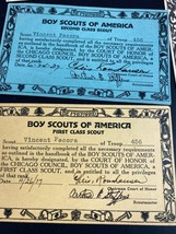 BSA Merit Badge cards Life Scout First Class Star (25) Boy Scouts 1937 38 39 - £23.34 GBP