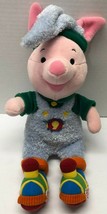 PIGLET Winnie the Pooh In NORTH POLE EXPRESS TRAIN Conductor 14&quot; Outfit ... - £23.30 GBP