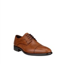 Ecco men&#39;s citytray 2 cap toe dress shoe in Amber - £96.47 GBP