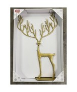 Aldi Gold Large Structural metal Christmas Reindeer - $92.22