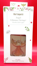 Pier 1 Christmas Angel Glimmer Strings Flexible LED Lights 20 Lights 10 ft - $19.99