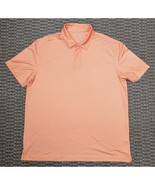 IZOD Golf Men’s Polo Shirt Large Orange Short Sleeve Performance Stretch - €12,73 EUR
