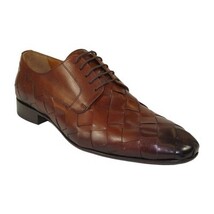 Men's GENIO Genuine Braided Leather Upper And Sole Shoes Turkey 120197862 Cognac image 5