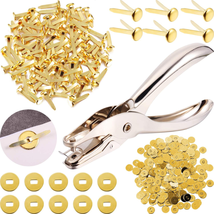 Brass Paper Fasteners Paper Brads 100 Pieces 3/4 Inch, and 300 Pieces Plated Bra - $18.79