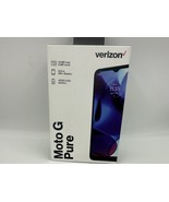 Verizon Motorola Moto G Pure, 32GB, Blue - Prepaid Smartphone - New &amp; Se... - £59.76 GBP