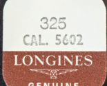 NOS Longines Genuine Material Cal. 5602 - Lower Inca Shock Jewel Part# 325 - $26.72