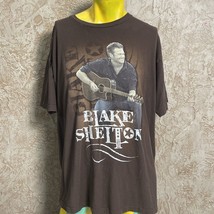 Mens Blake Shelton Country Music T-Shirt XXL The Voice Brown Tultex Tag - £8.89 GBP