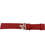 BRAND NEW JACOB &amp; CO GENUINE REAL SATIN RED BAND STRAP 22MM FOR 47MM WATCH - $100.00