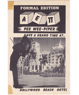 Alpha Epsilon Pi Hollywood Beach Hotel Convention PeeWee 1949 Newsletter - $12.75