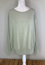fantastic fawn NWOT women’s open back sweater Size M green RTR1 - $10.25