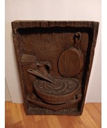 Primitive Rustic Style Wall Hanging Art  Has That 3-D Look Beautifully D... - $13.56