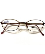 Safilo Titanium 176 Designer Eyeglasses Made In Italy light matte tan color - $89.09