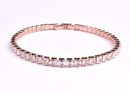 Bracciale in argento sterling 925 con zirconi e diamanti americani regal... - $78.78+