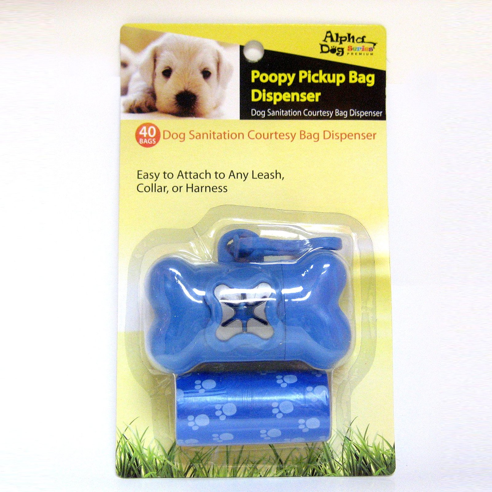 Alpha Dog Series Poopy Pick up Dispenser 40bags-6pack & Refill Pack 80bags - 6pa - $36.00