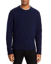 Hugo Boss Men&#39;s Siove Wool Blend Crewneck Sweater in Navy-Small - £61.87 GBP