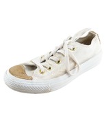 Converse All Star Women Size 5 M White Lace Up Low Top Fabric Shoes - £15.53 GBP