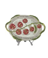 Certified International Tomato Oval Platter 20&quot; x 13&quot; Judy Phipps - £16.02 GBP